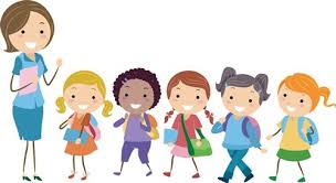 Students in line 